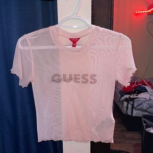 Guess mesh shirt size small